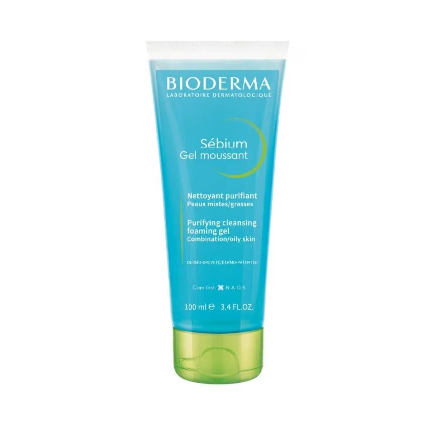 Bioderma Cleanser - Sebium Gel Moussant - Acne Defence Cleanser For Oily Acne Prone Skin (100ml)