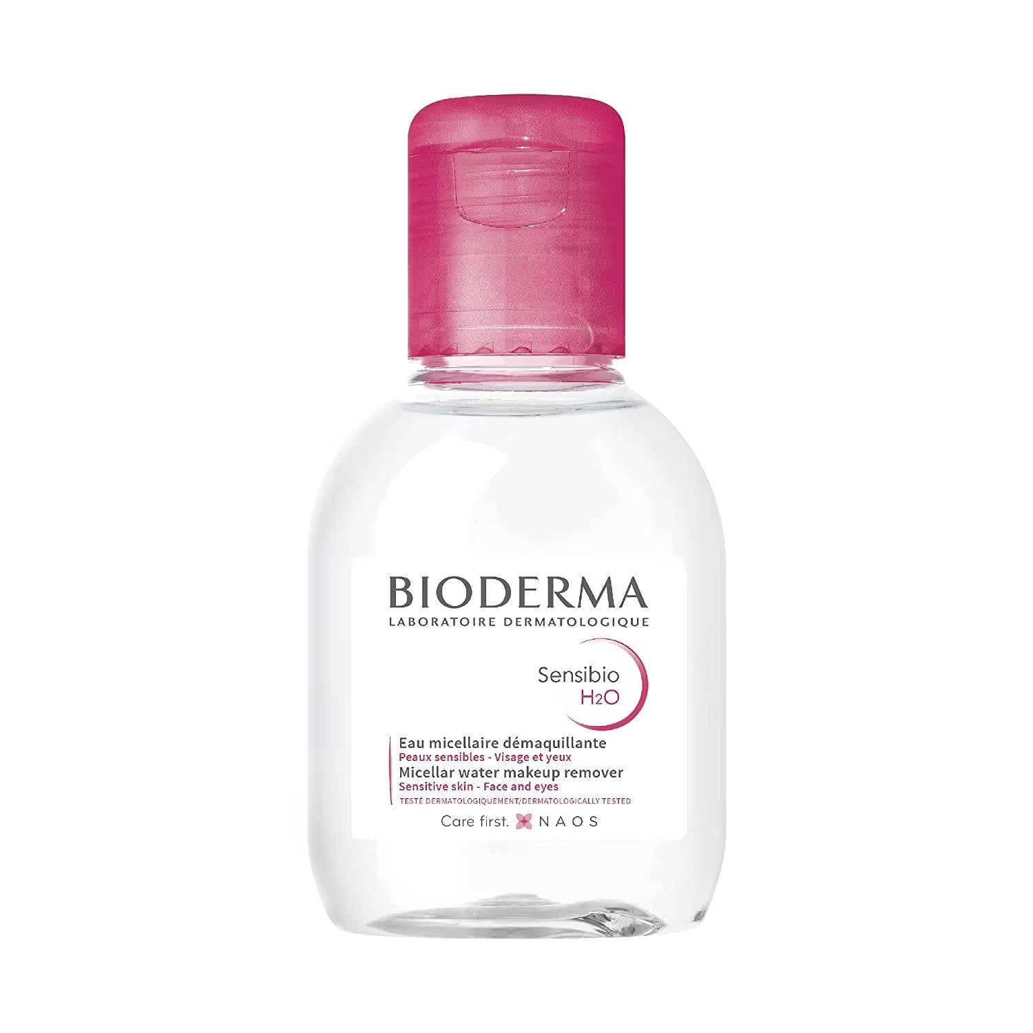 Bioderma Dermatological Micellar Water Sensibio H2O - Gently Removes Makeup Prevents Clogged Pores (100ml)