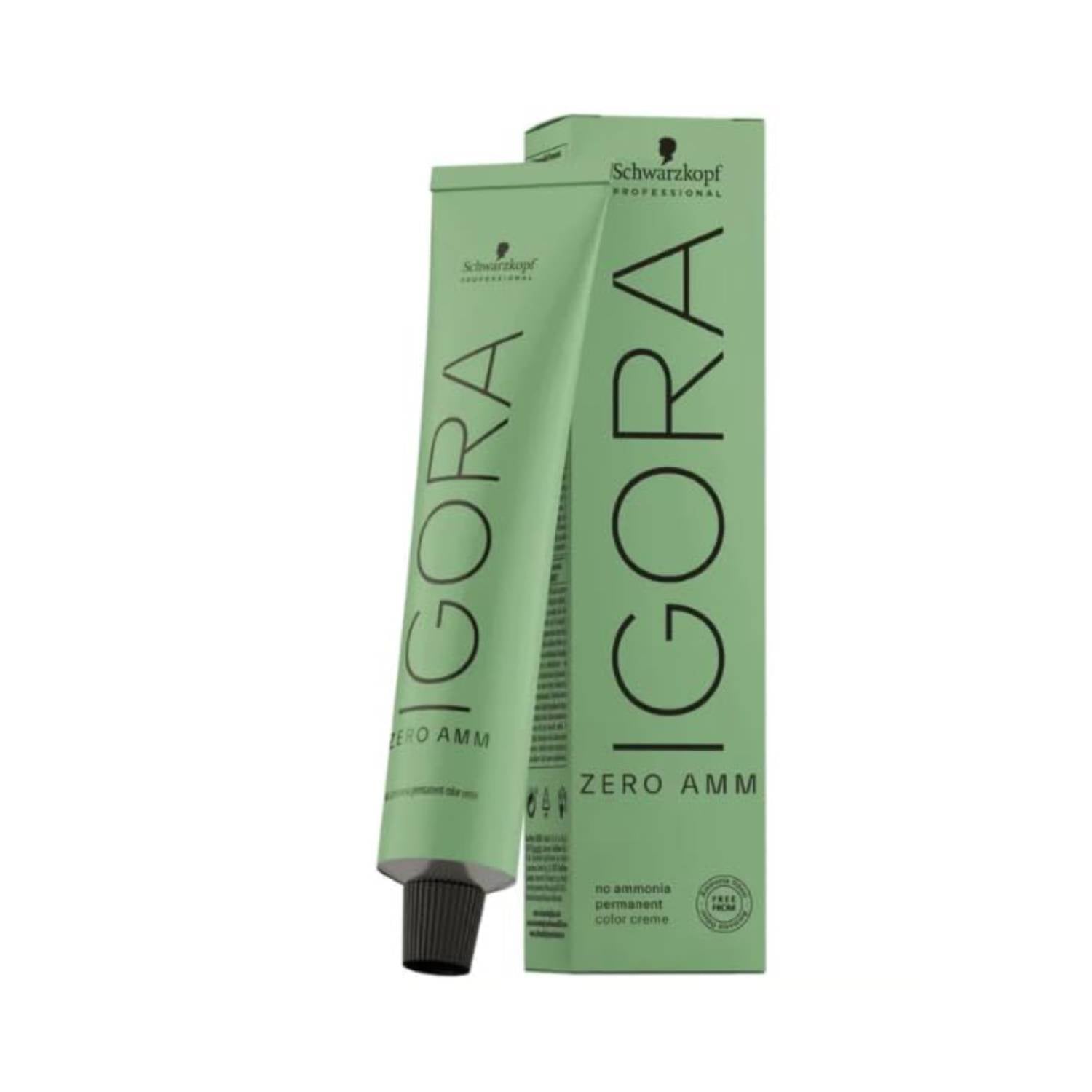 Schwarzkopf Igora Zero AMM Permanent Hair Color #4-0 Medium Brown Natural