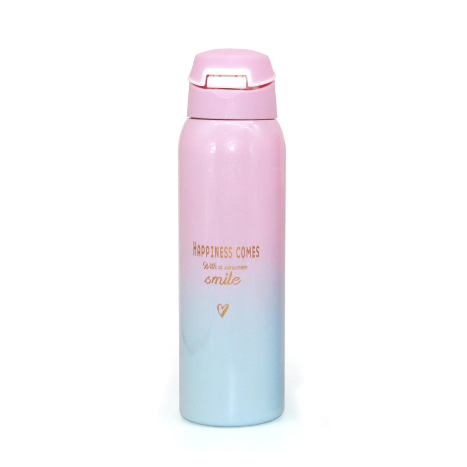 Stainless Steel Water Bottle for Hot and Cold Kidster Sipper - Pink (500ML)