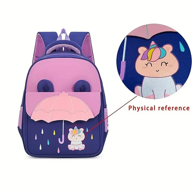 Playful Embossed Adventure Boys Girls Kids School Bag for Ages 2-5 Years - Astronaut