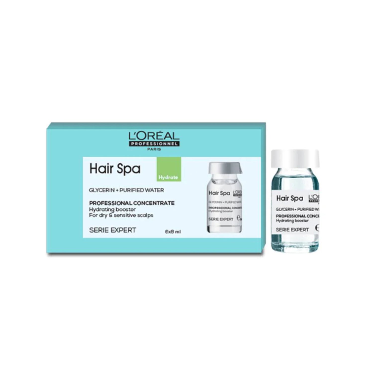 L'Oreal Professionnel Hair Spa Hydrating Concentrate (Pack of 6)