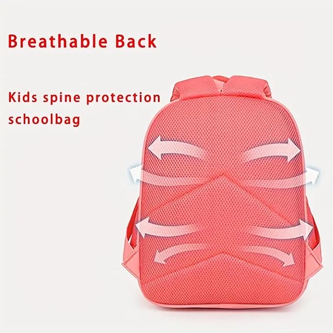 Playful Embossed Adventure Boys Girls Kids School Bag for Ages 2-5 Years - Astronaut