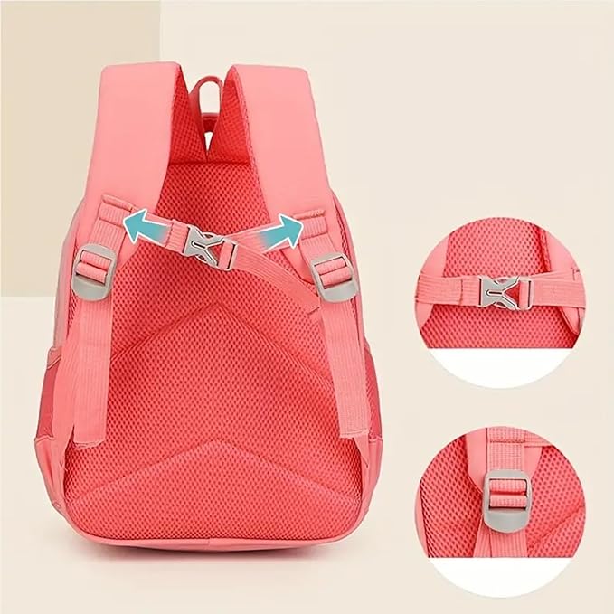 Playful Embossed Adventure Boys Girls Kids School Bag for Ages 2-5 Years - Unicorn