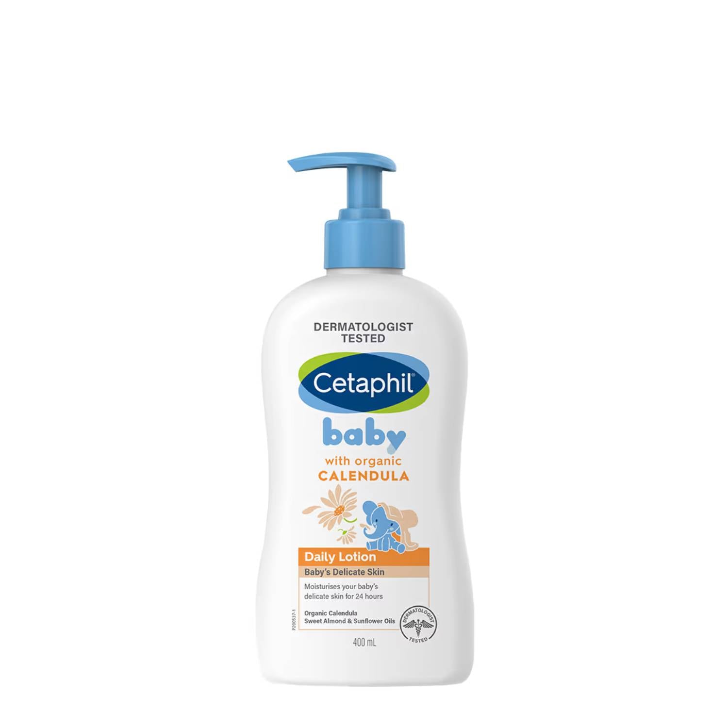 Cetaphil Baby Daily Lotion With Organic Calendula for Face & Body (400ml)