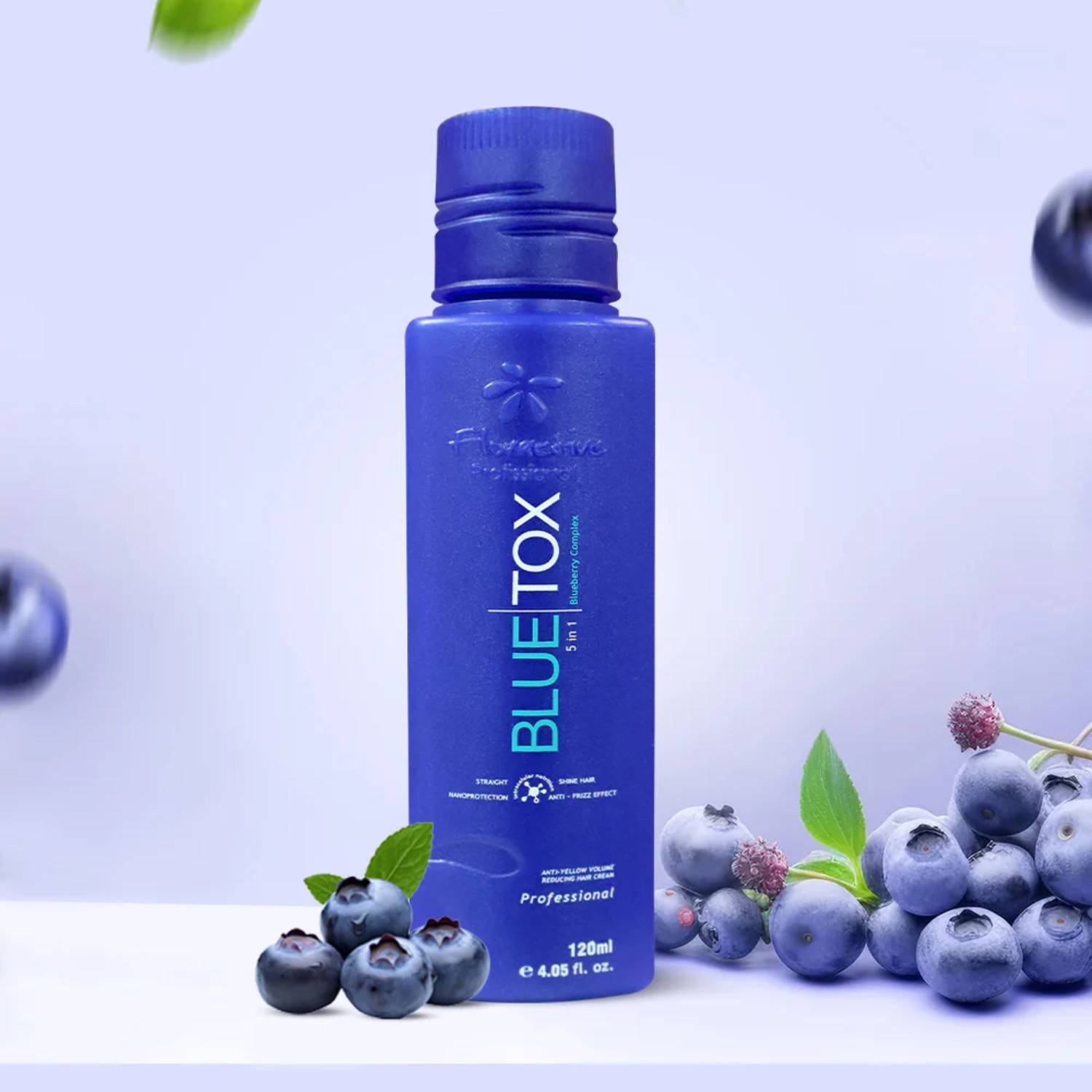 Floractive Professional Blue Tox 5In1 Blueberry Complex Taninoplastia Treatment Cream- 120ml