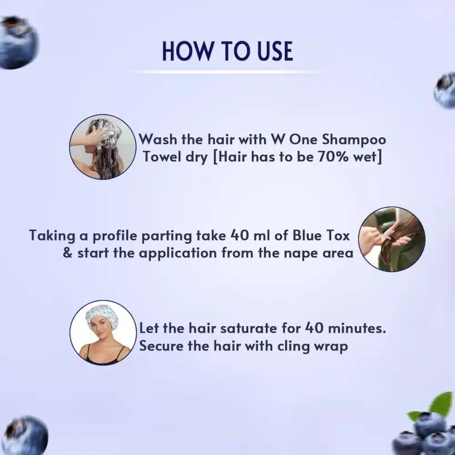 Floractive Professional Blue Tox 5In1 Blueberry Complex Taninoplastia Treatment Cream- 120ml