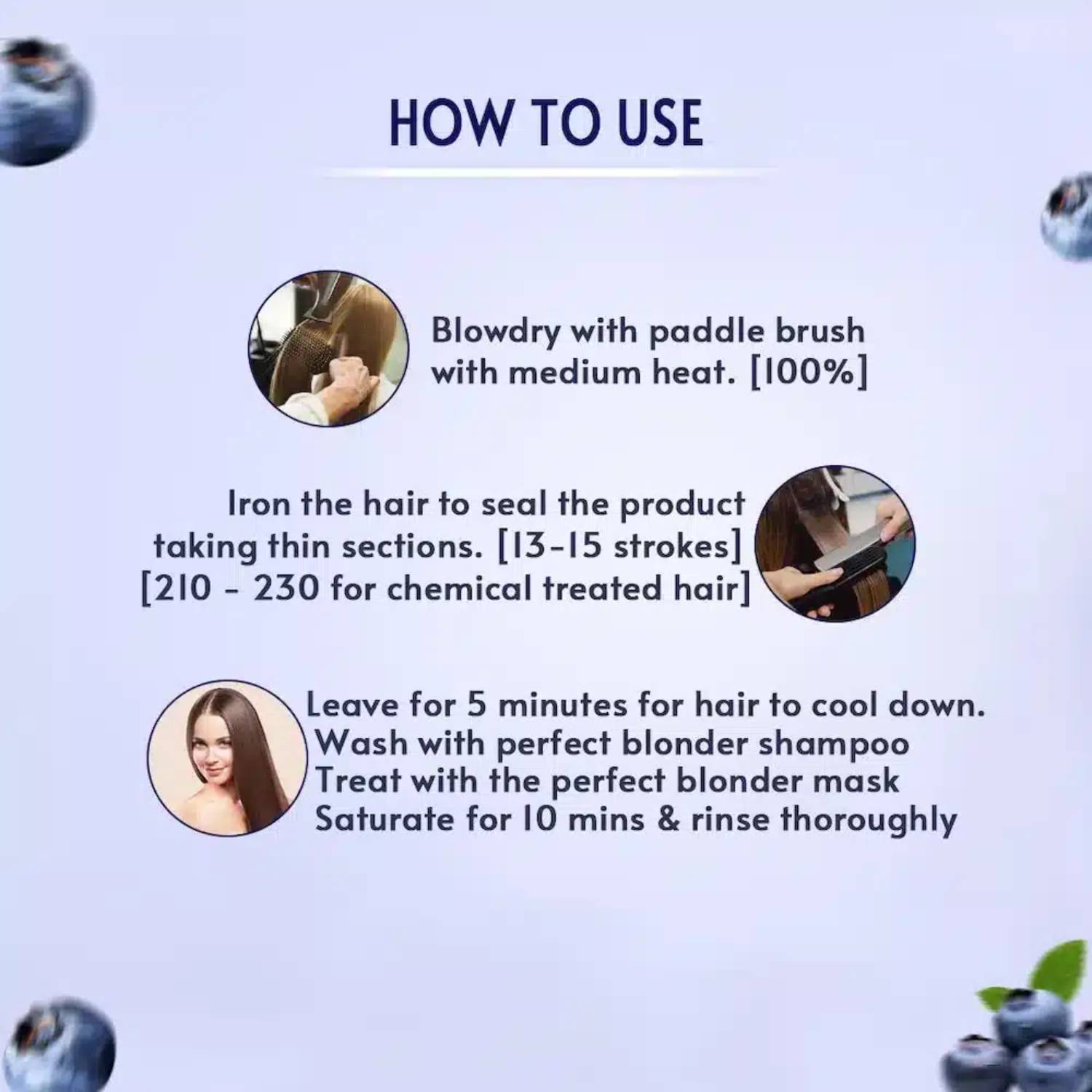 Floractive Professional Blue Tox 5In1 Blueberry Complex Taninoplastia Treatment Cream- 120ml