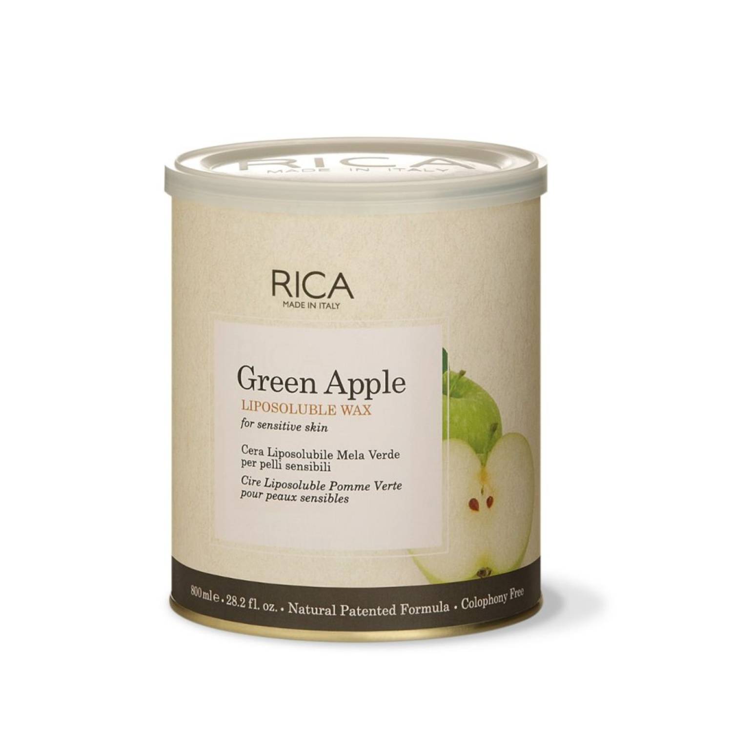 Rica Green Apple Wax For Sensitive Skin 800ML