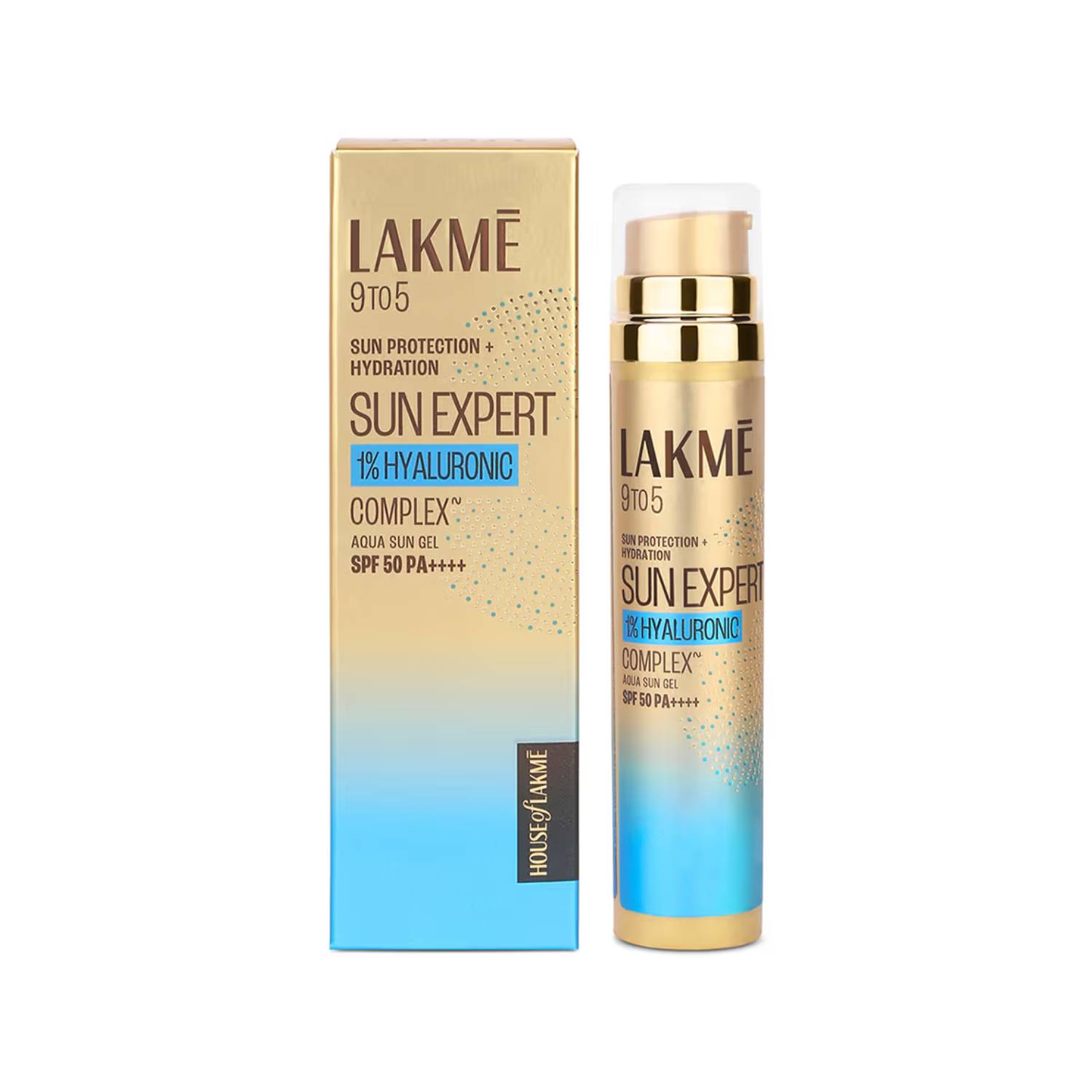 Lakme Sun Expert SPF 50 PA++++ 1% Hyaluronic Gel Sunscreen (56 g)