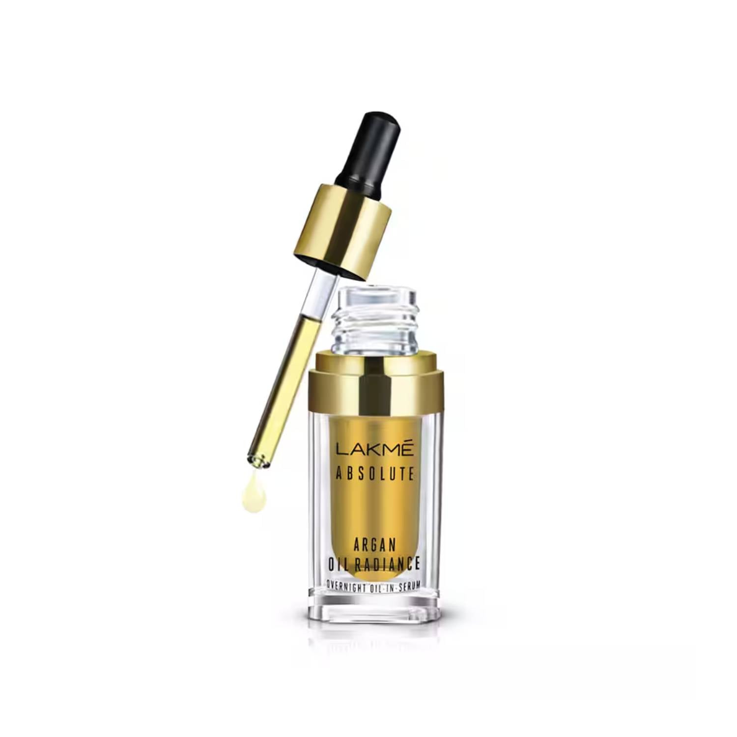 Lakme Absolute Argan Oil Radiance Overnight Oil-In-Serum (15ml)