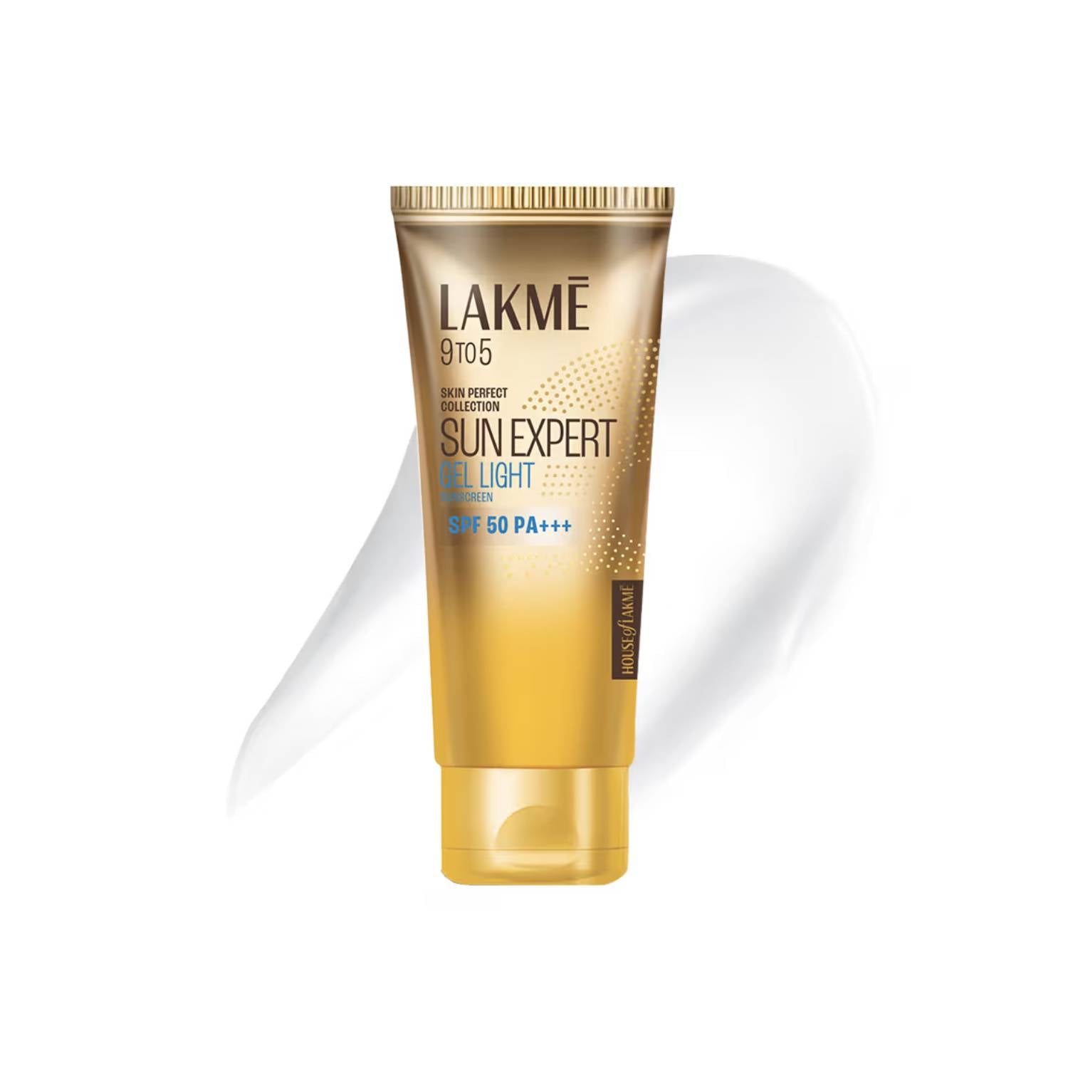 Lakme Sunscreen Gel SPF 50 PA+++Niacinamide, Water Light, For Normal To Oily Skin,No White Cast (100g)