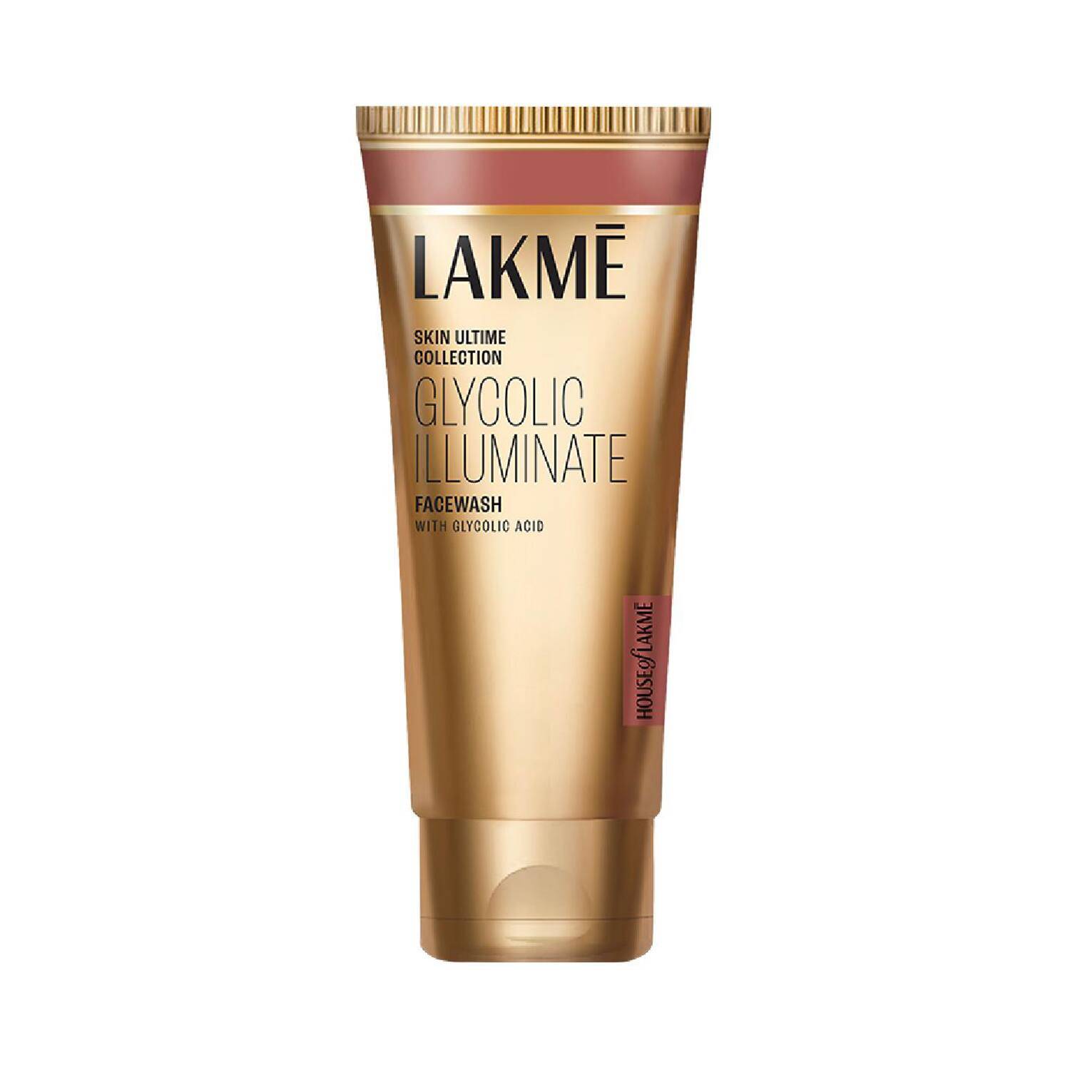 Lakme Glycolic Illuminate Facewash with Glycolic Acid for Gentle Exfoliation & Illuminated Skin (100 g)