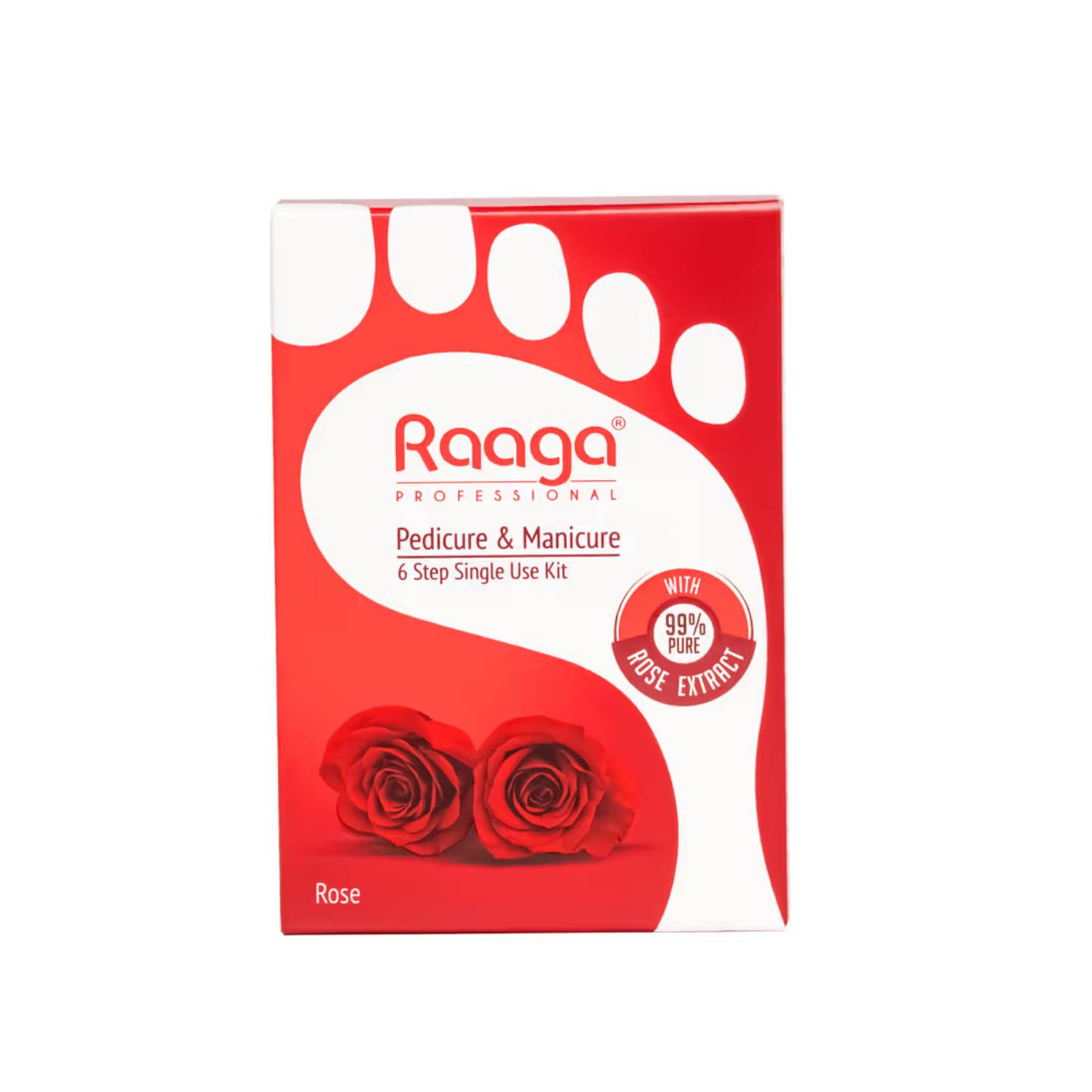Raaga Professional Manicure & Pedicure, Rose (63gm)