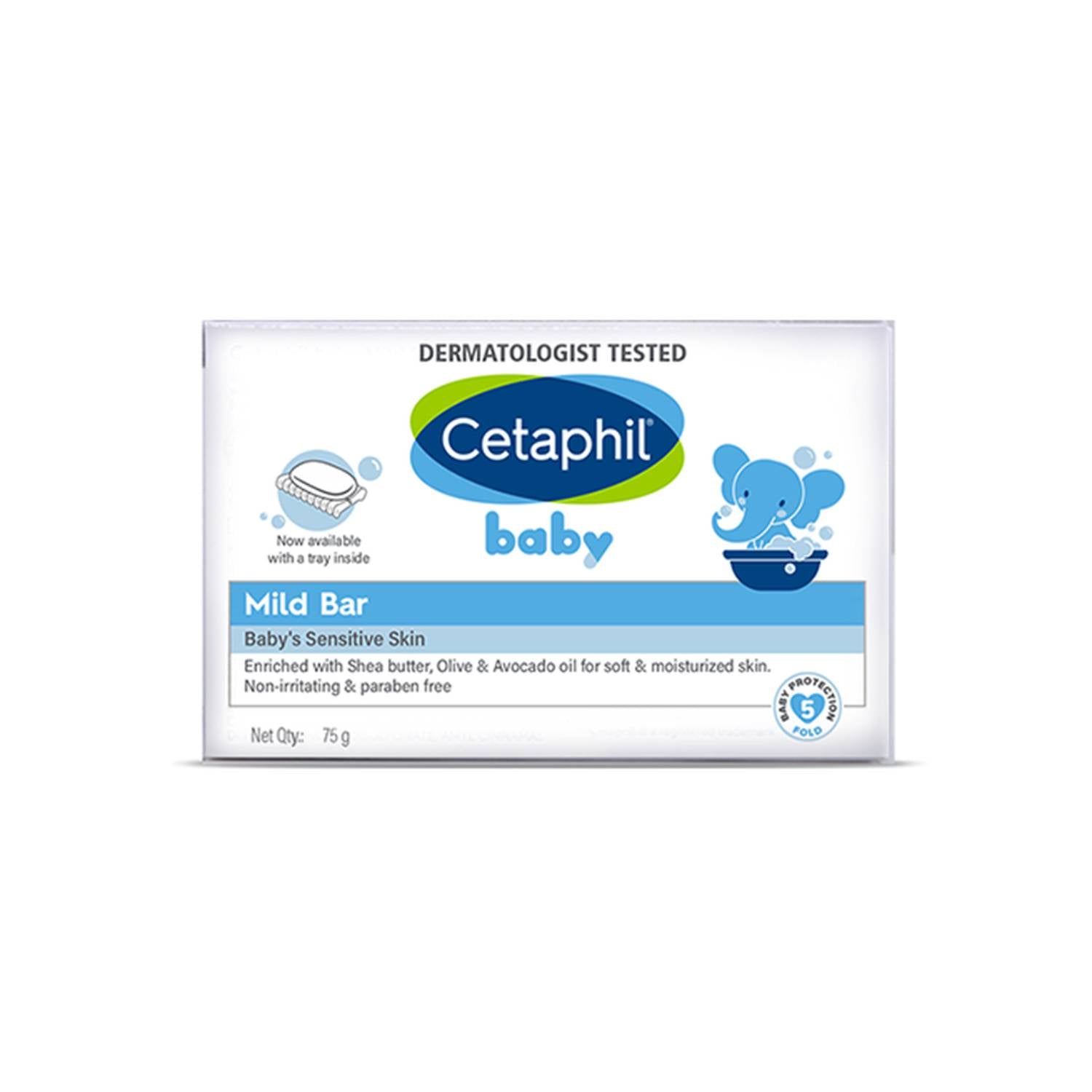 Cetaphil Baby Mild Bar, 75gm