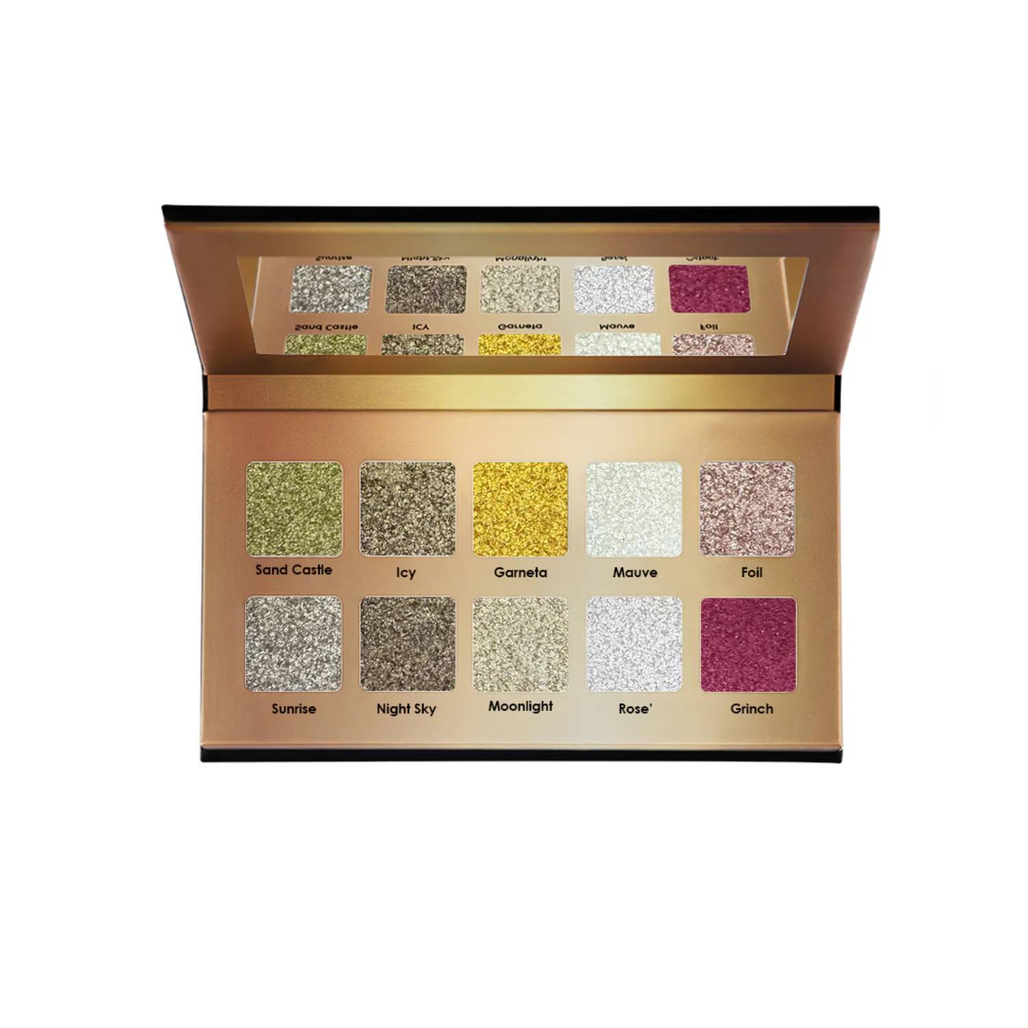 Daily Life Forever52 10 Color Metallic Eyeshadow Palette (Gemstones Collection) - GMS002 PERIDOT