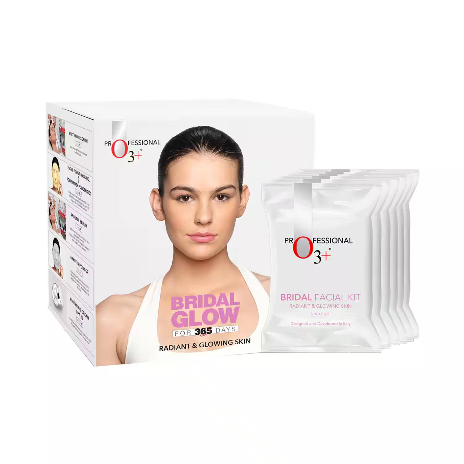 O3+ Bridal Facial Kit For Radiant & Glowing Skin - (6 Pcs)