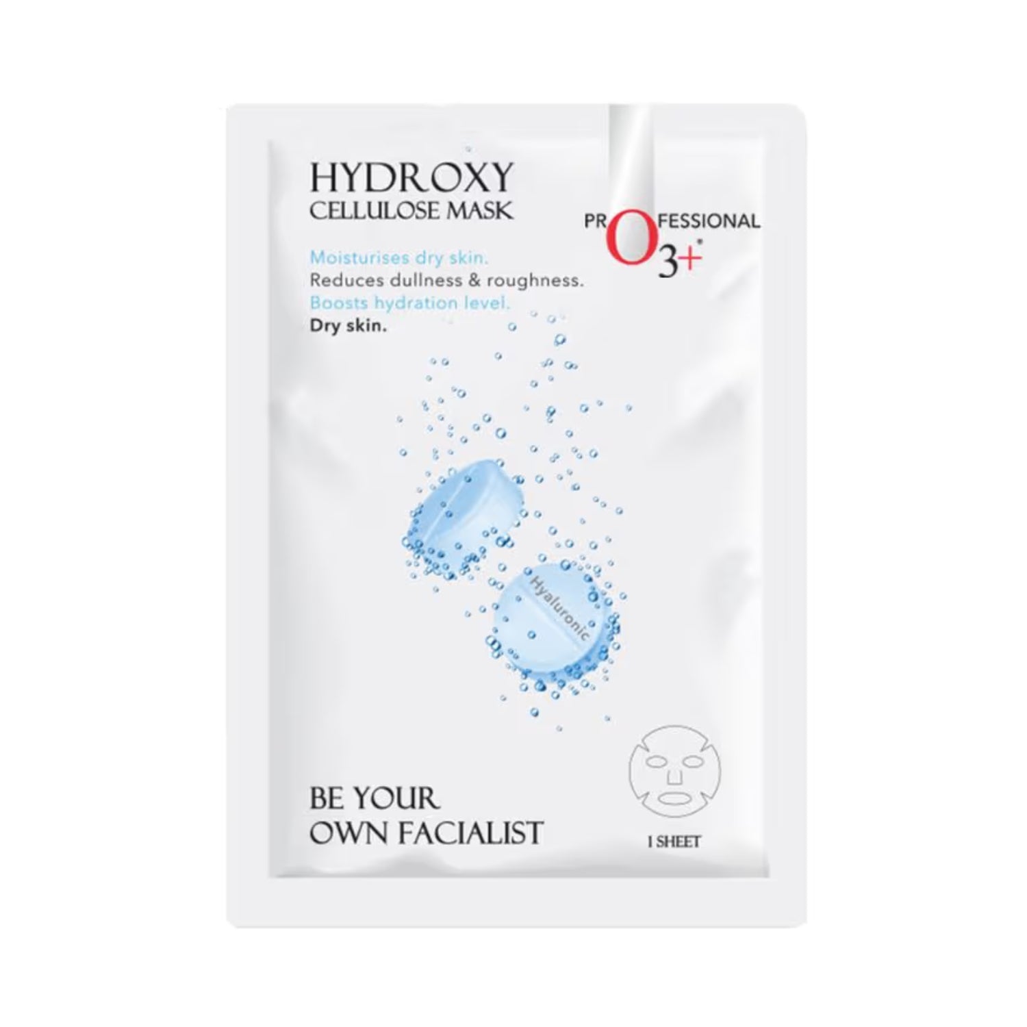 O3+ Facialist Hyaluronic Hydroxy Cellulose Mask (30 ml)