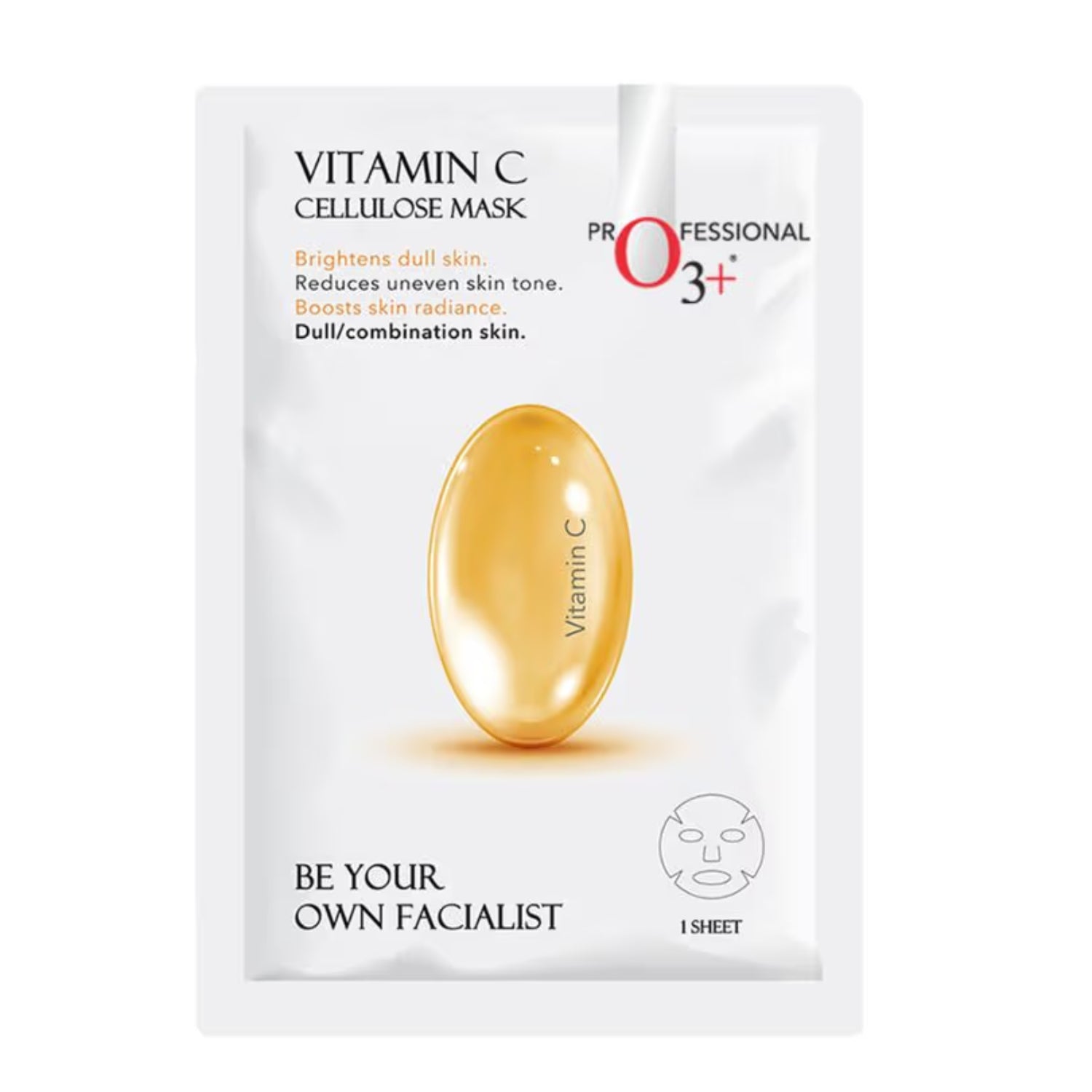 O3+ Facialist Vitamin C Cellulose Mask (30gm)