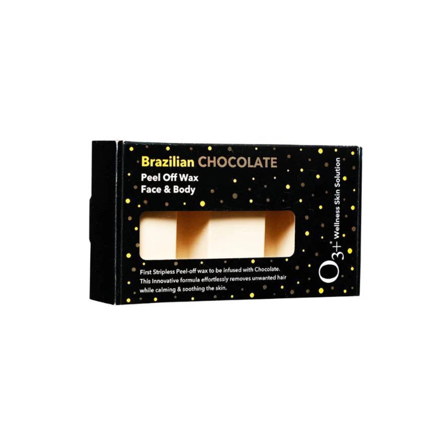 O3+ Brazilian Chocolate Strip-Less Peel Off Wax (165g)
