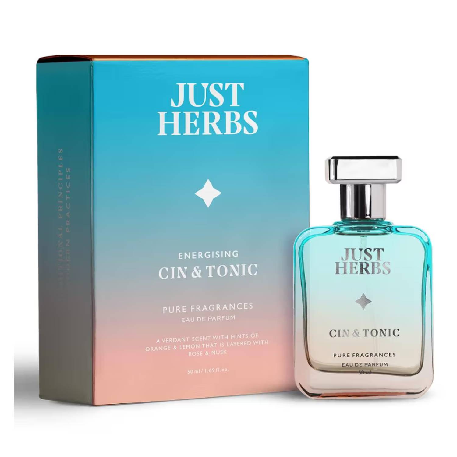 Just Herbs Energising Cin & Tonic Eau De Parfum For Her (50ml)