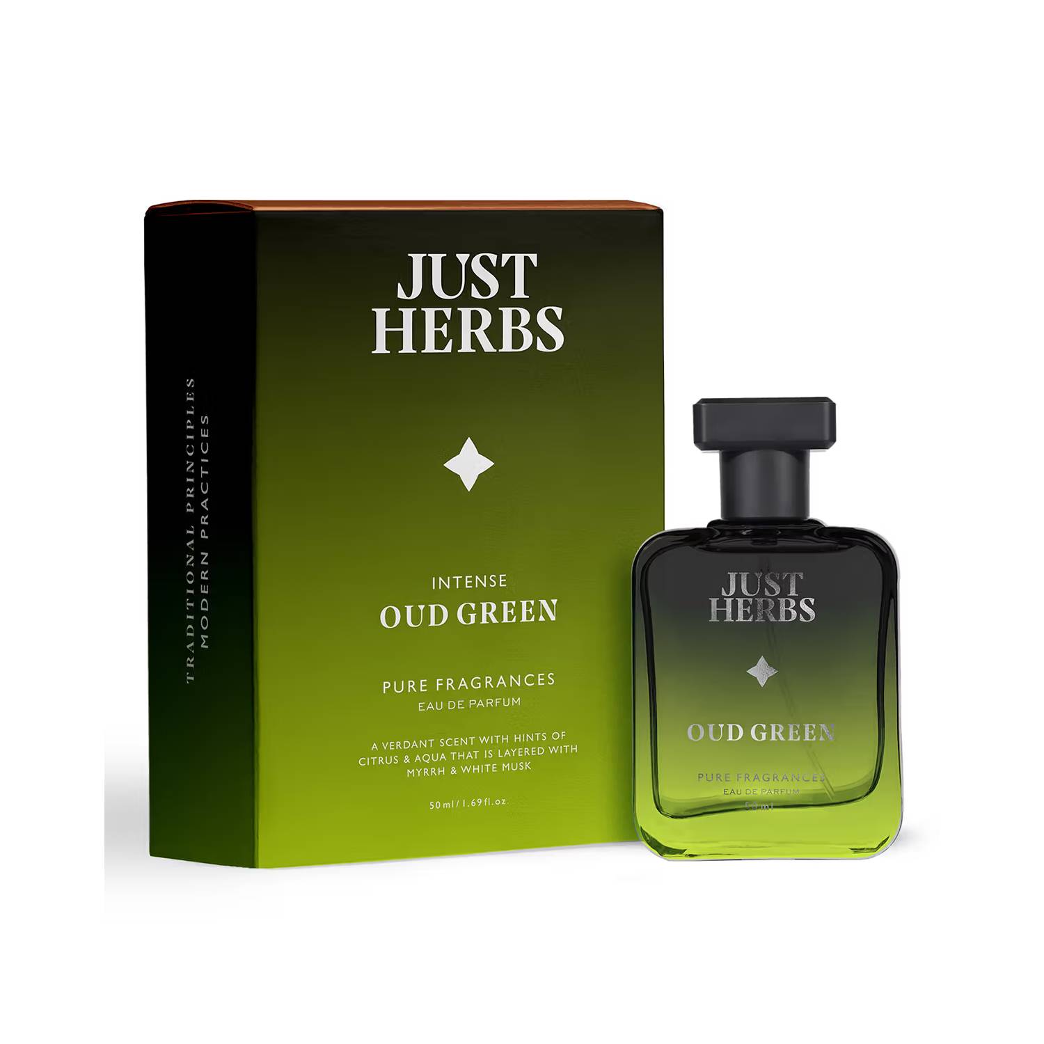 Just Herbs Intene Oud Green Eau De Perfume (50ml)