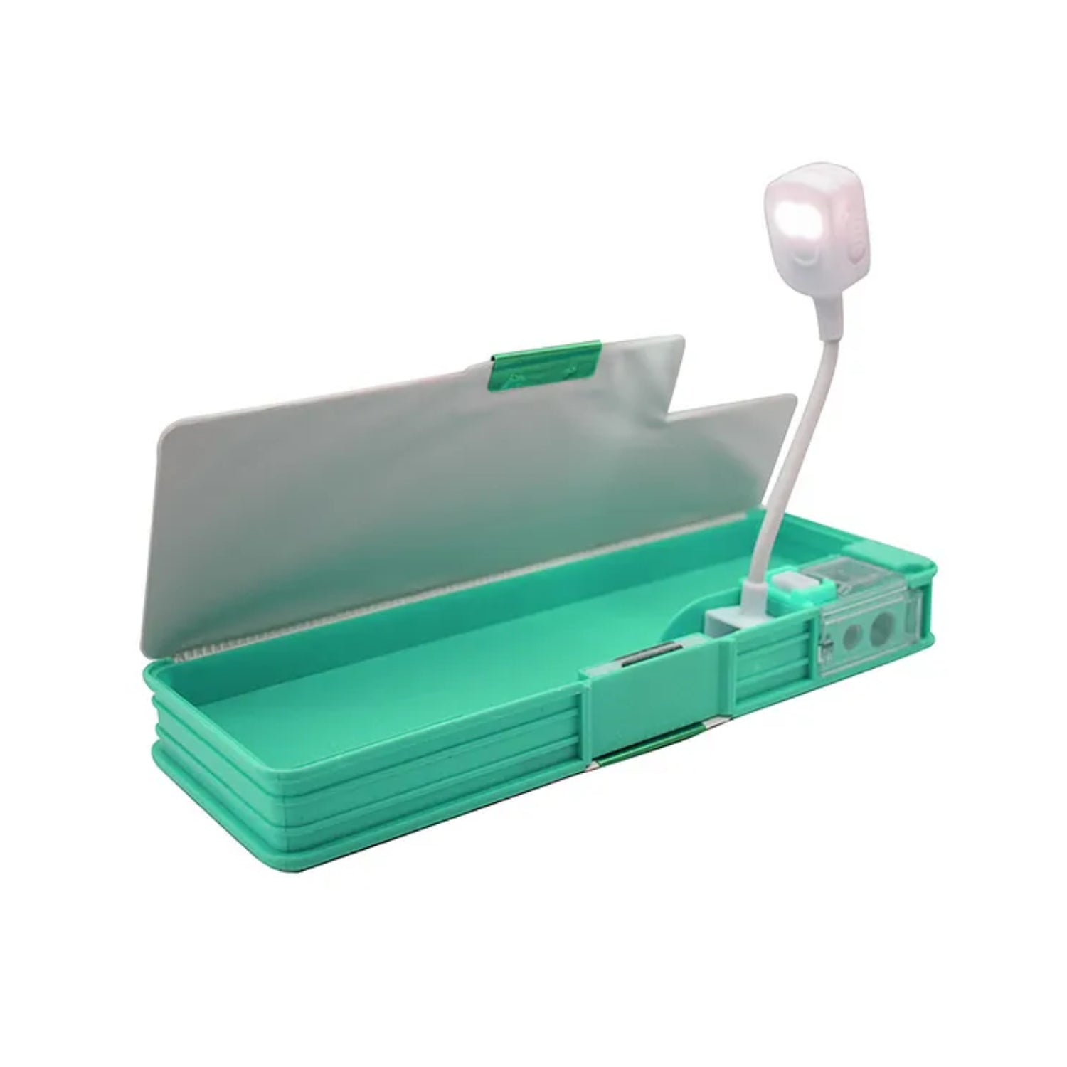 Pencil Box with LED Light and Dual Sharpener for School Kids - Play Time