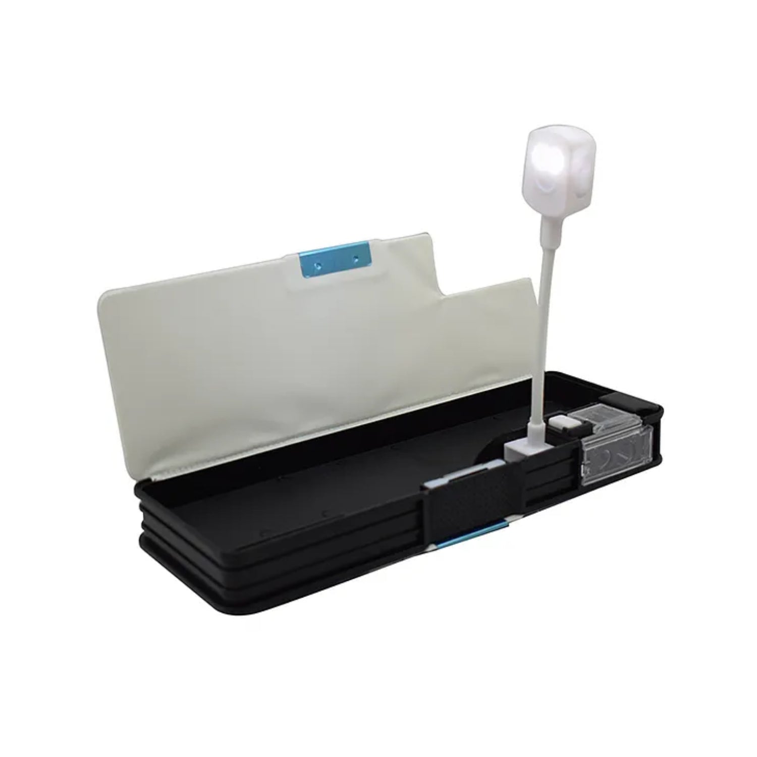 Pencil Box with LED Light and Dual Sharpener for School Kids - Astronaot