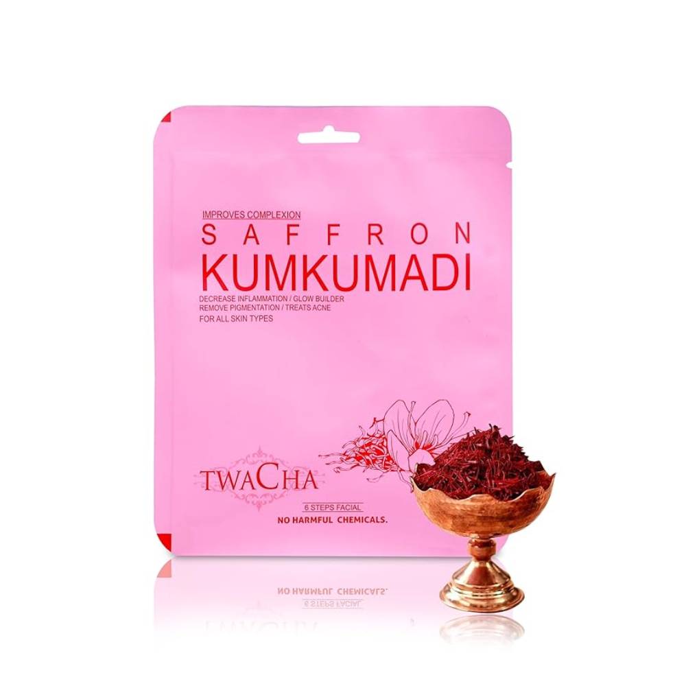 Twacha Saffron Kumkumadi Facial Kit Men & Women 6 Steps Facial
