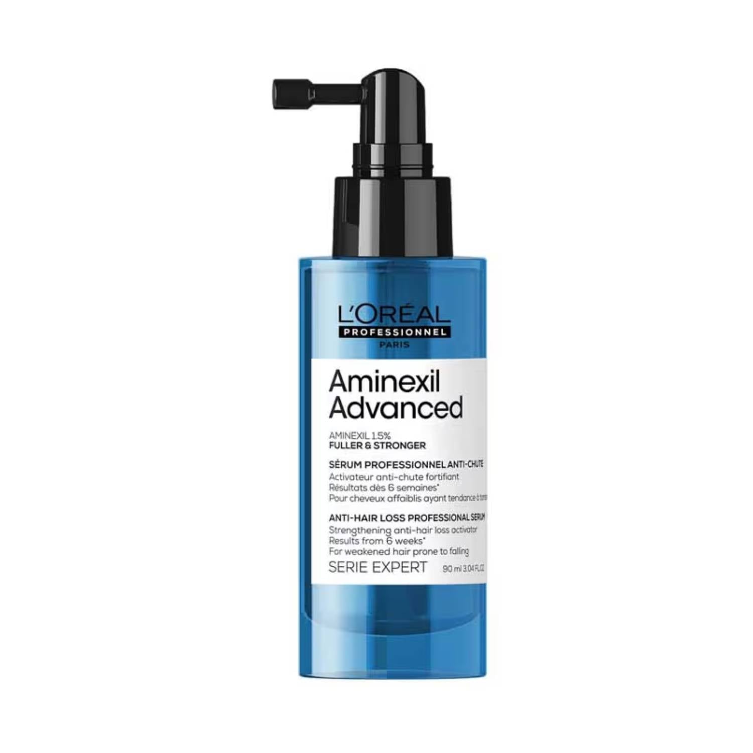 L'Oreal Professionnel Aminexil Advanced Anti-Hair Loss Activator, Leave-In Serum for Hair Loss (90ml)