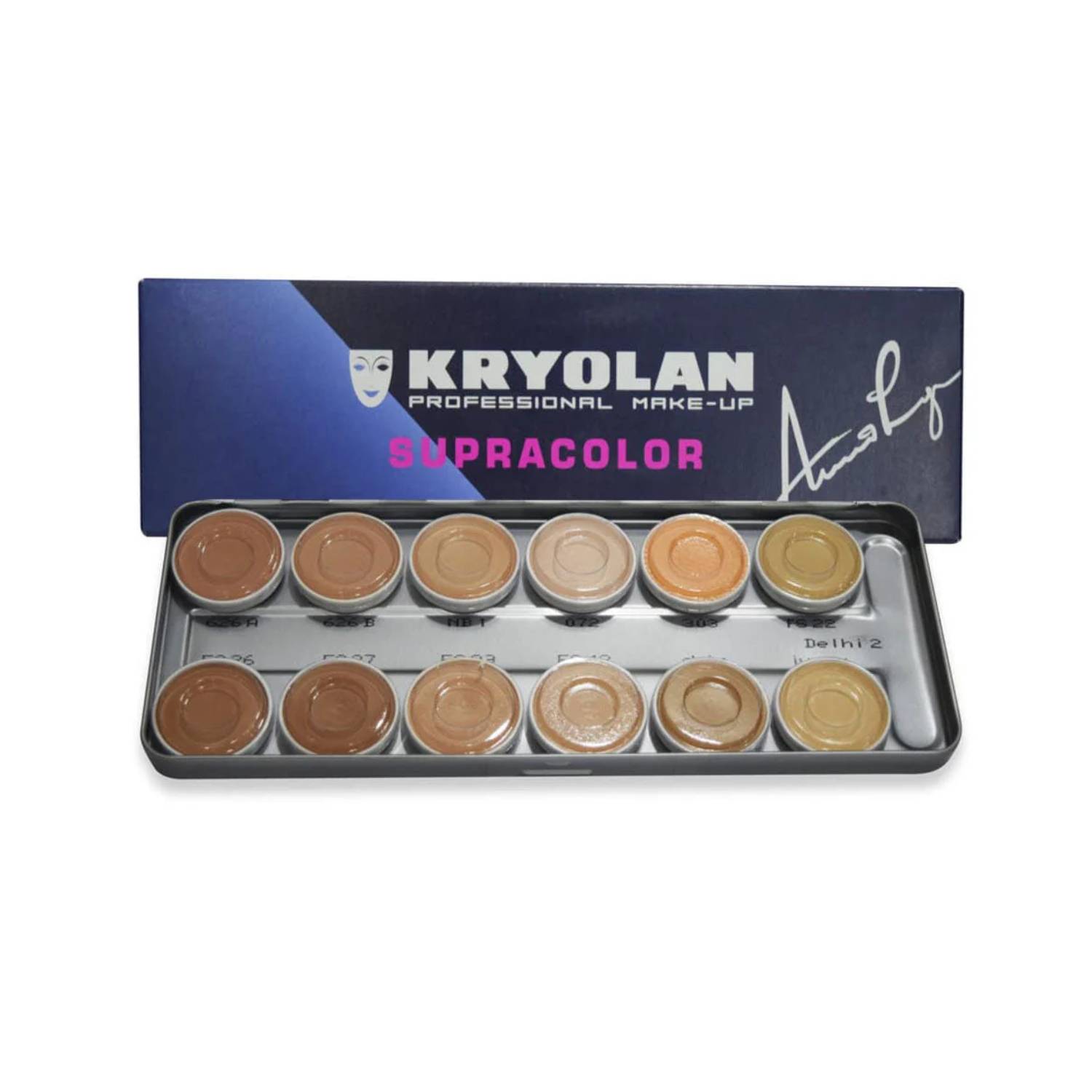 Kryolan Supracolor Make-Up Palette 12 Colors Delhi 2