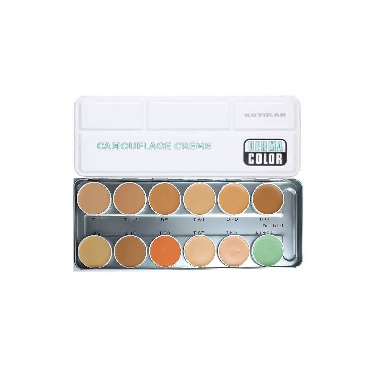 Derma Color Camouflage Creme Palette 12 Color Delhi 4