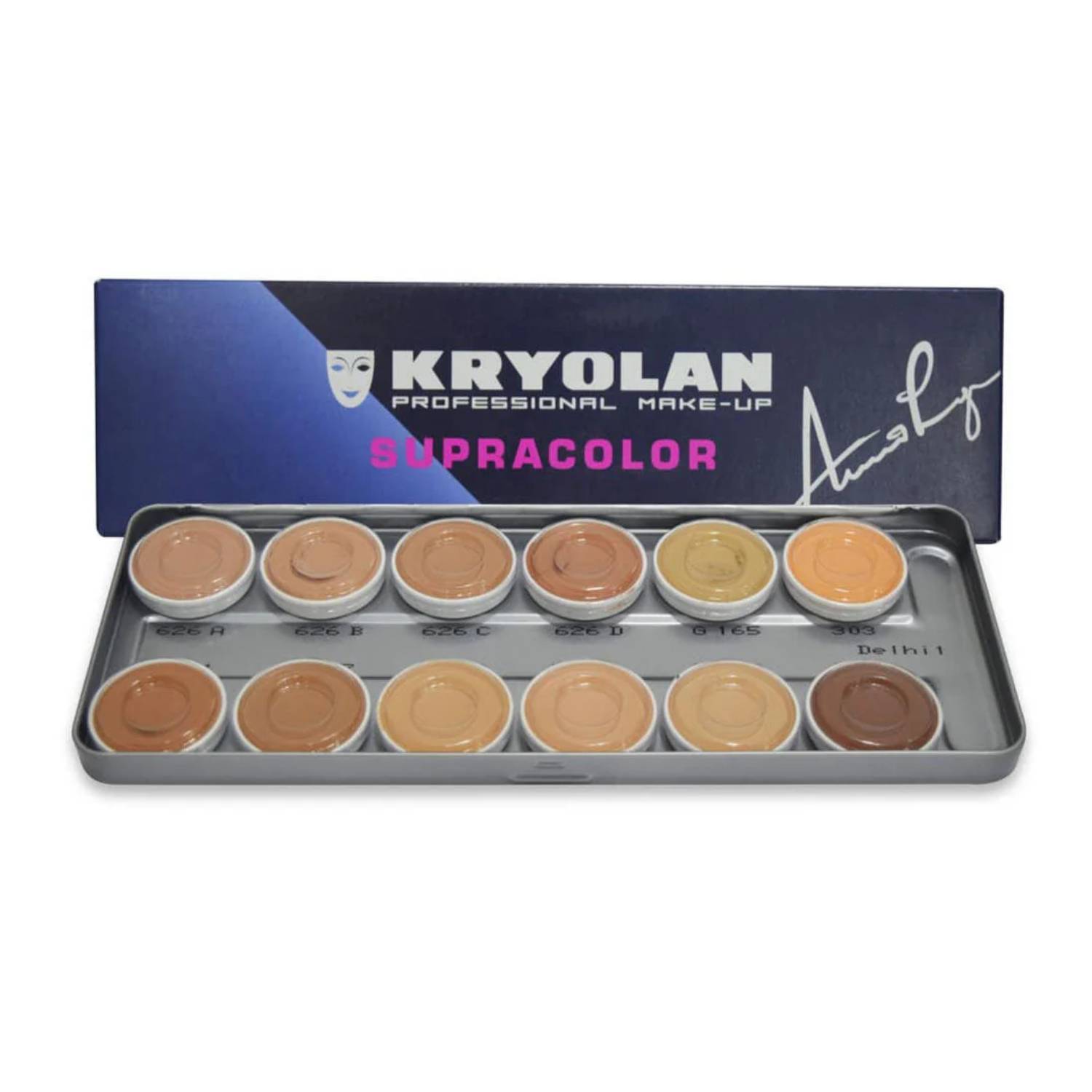 Kryolan Supracolor Make-Up Palette 12 Delhi 1