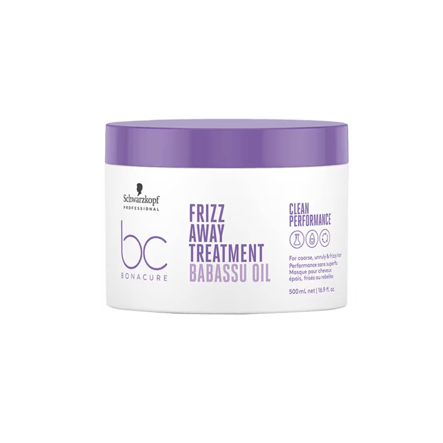 Schwarzkopf Professional Bonacure Frizz Away Treatment With Babassu Oil (500ml)