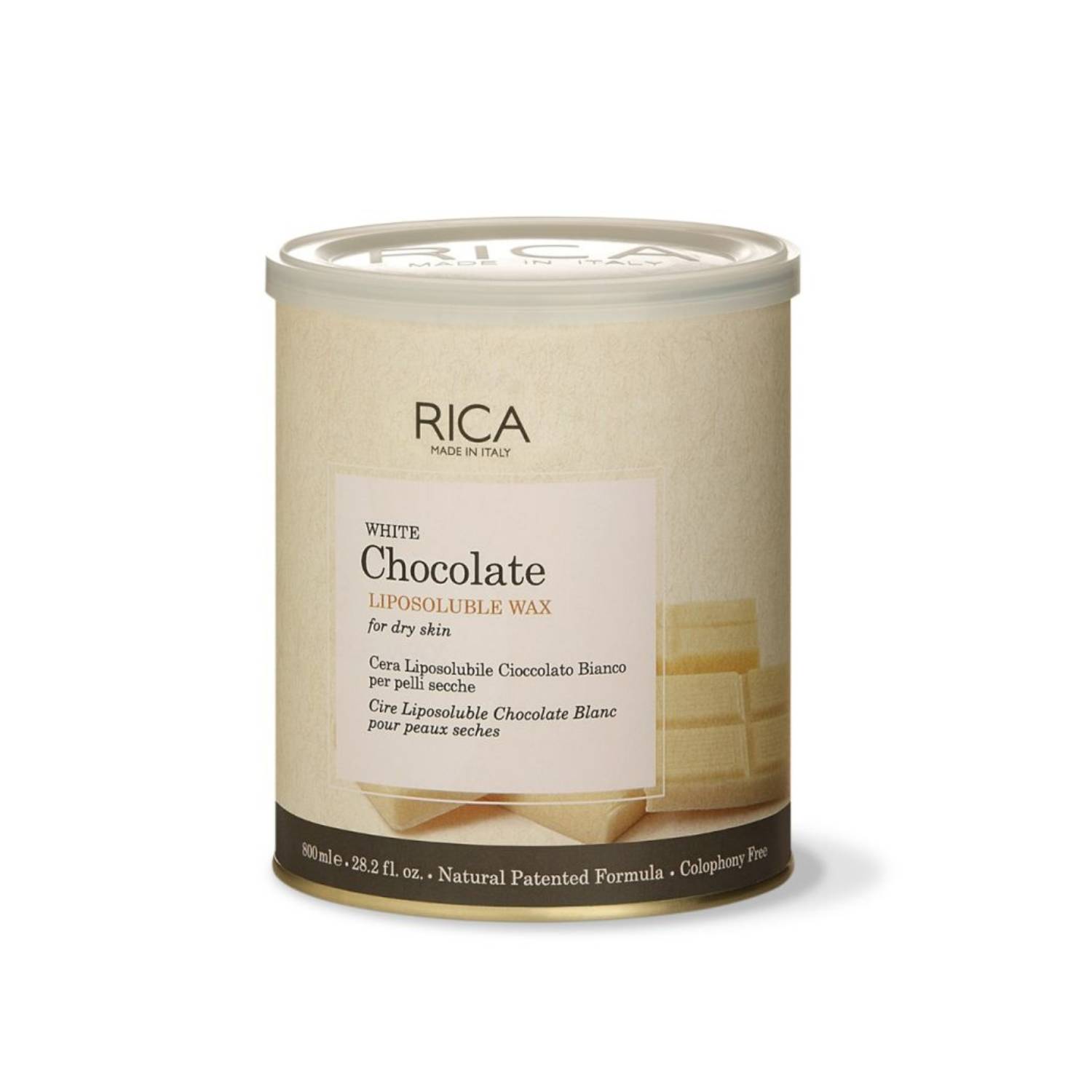 Rica White Chocolate Wax For Dry Skin 800Ml