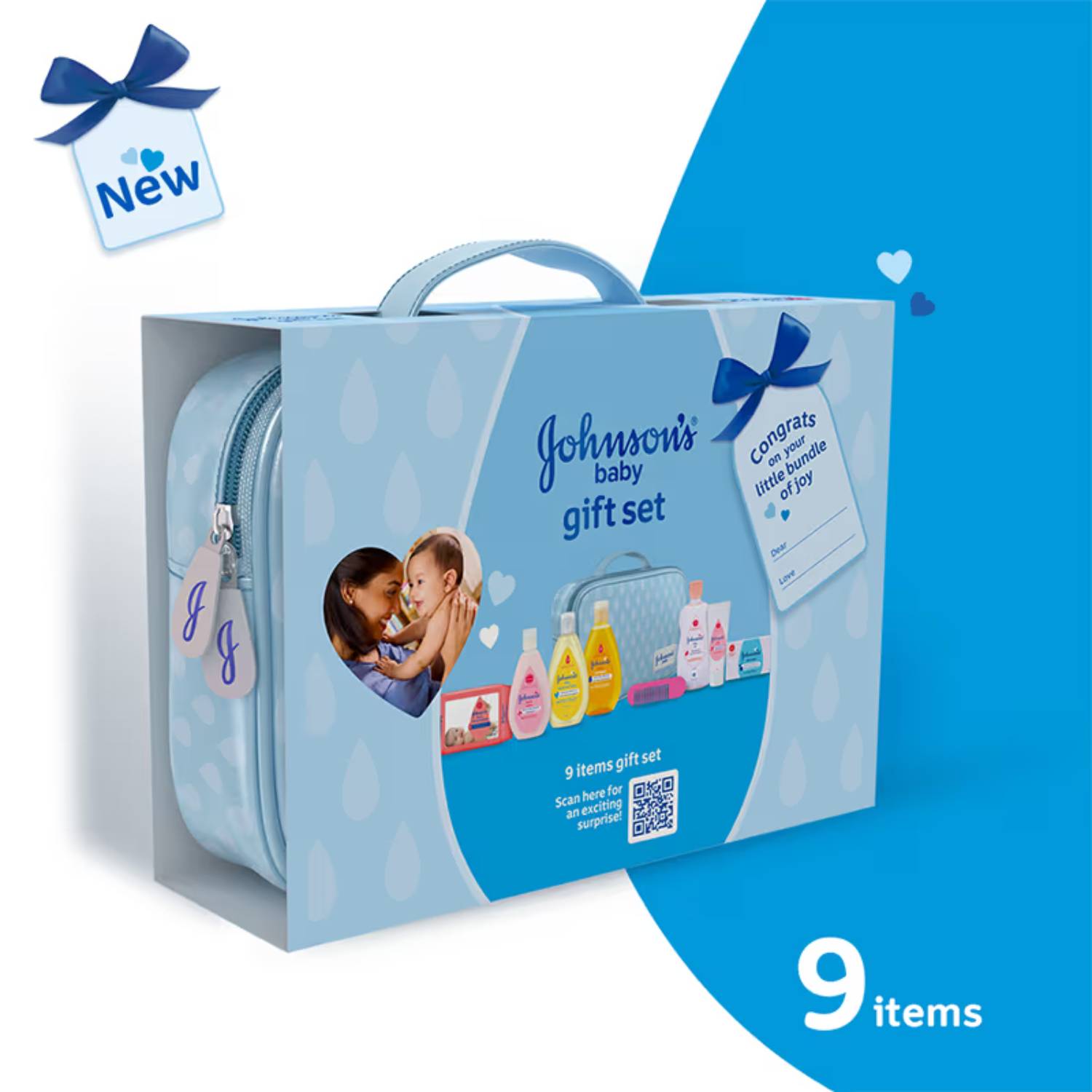 Johnson's Baby Gift Set Combination Pack of 9