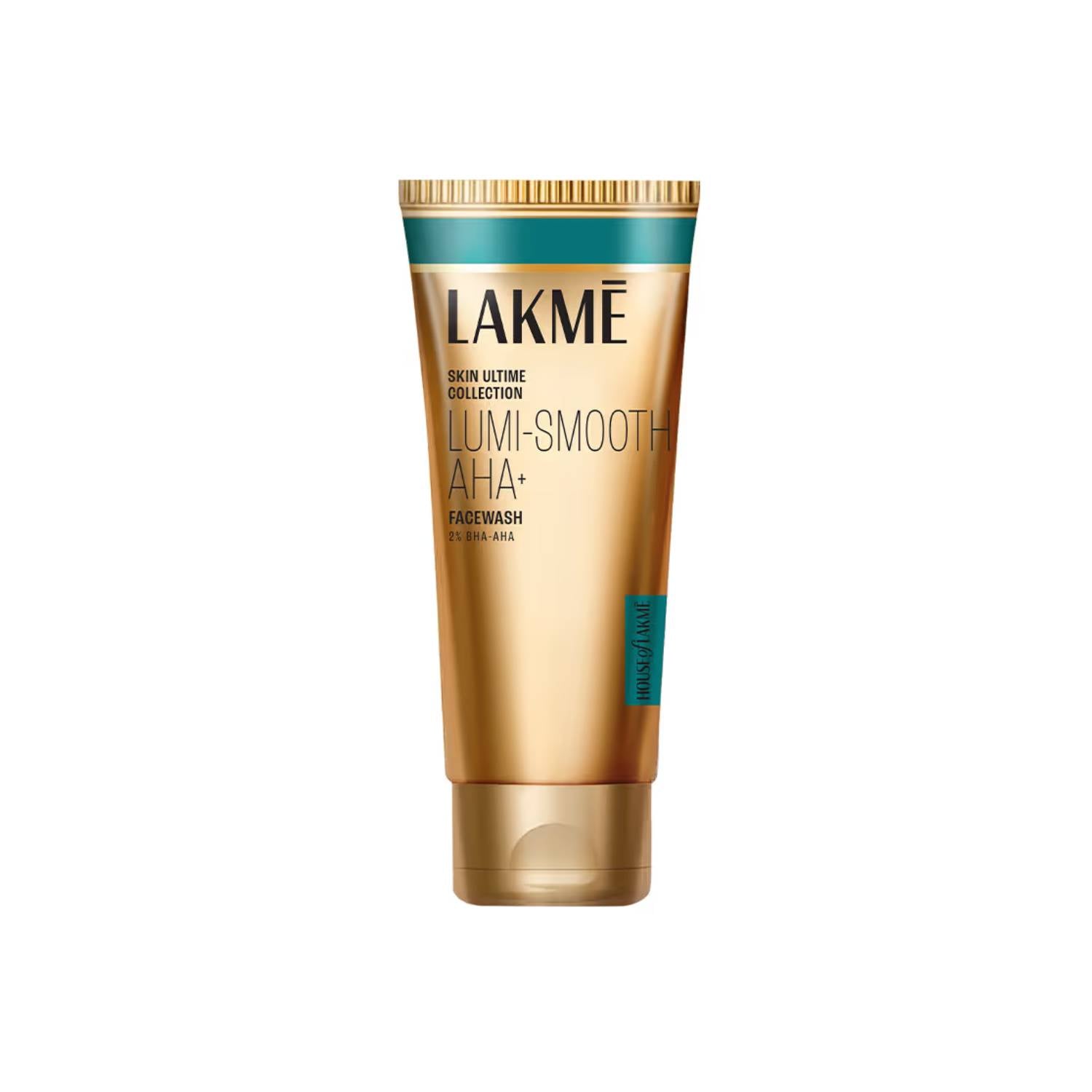 Lakme Lumi-Smooth AHA+ Facewash with 2% Salicylic & Lactic Acid for Glowing Skin (100 g)