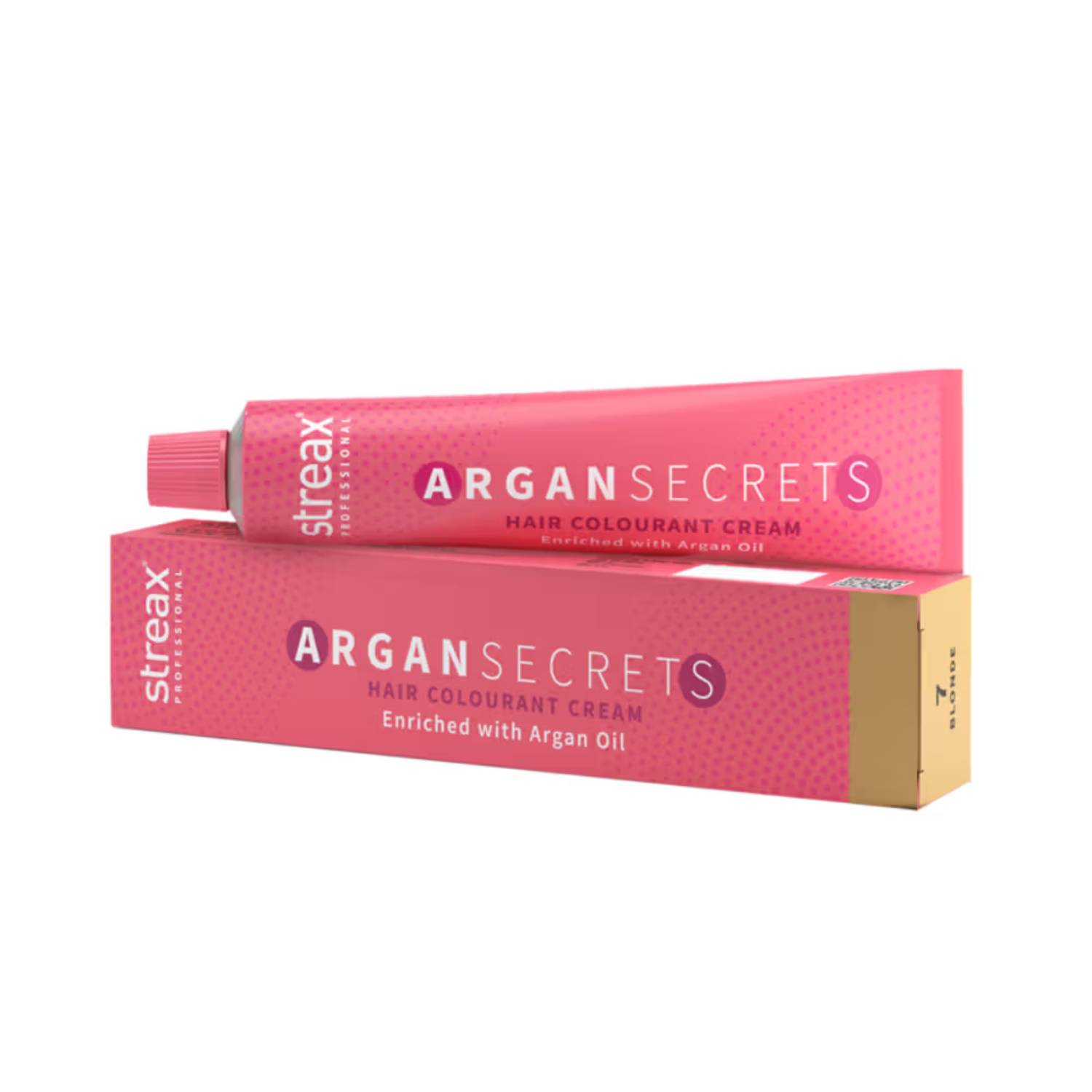 Streax Professional Argan Secrets Hair Colourant Cream - Natural Black 1 (60gm)