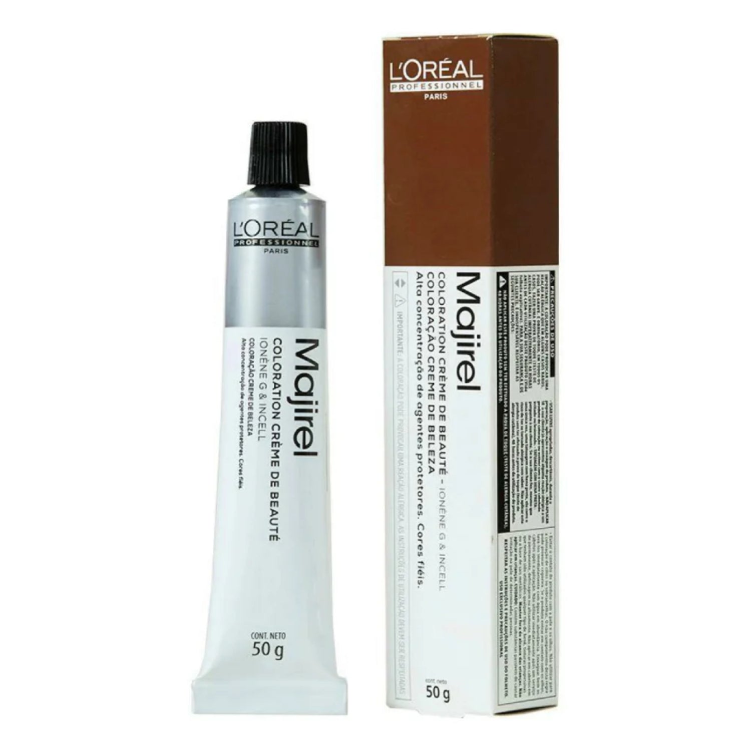 Loreal Professionnel Majirel Beauty Coloring Cream Tube No. 6.34 (Copper Golden Dark Blonde) 49.5 G