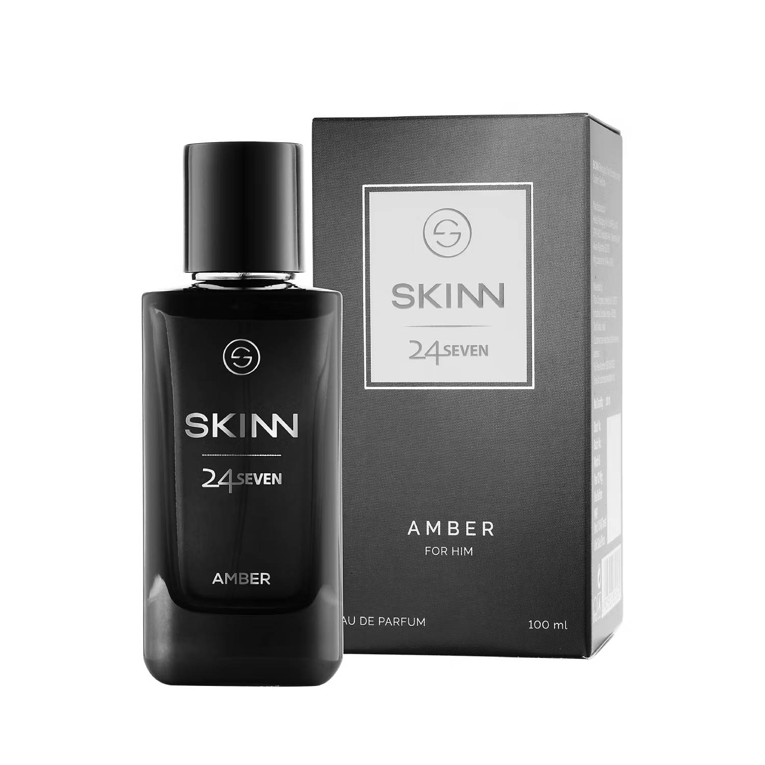 Skinn by Titan 24Seven Perfume for Men - Amber Eau De Parfum (100ml)
