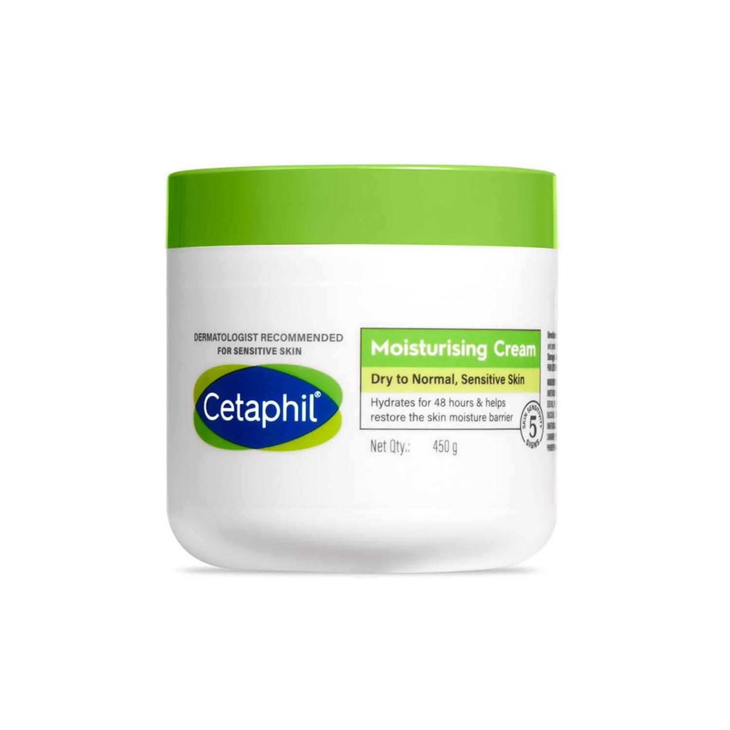 Cetaphil Moisturising Cream for Face & Body,Dry to Normal skin, 450 gm