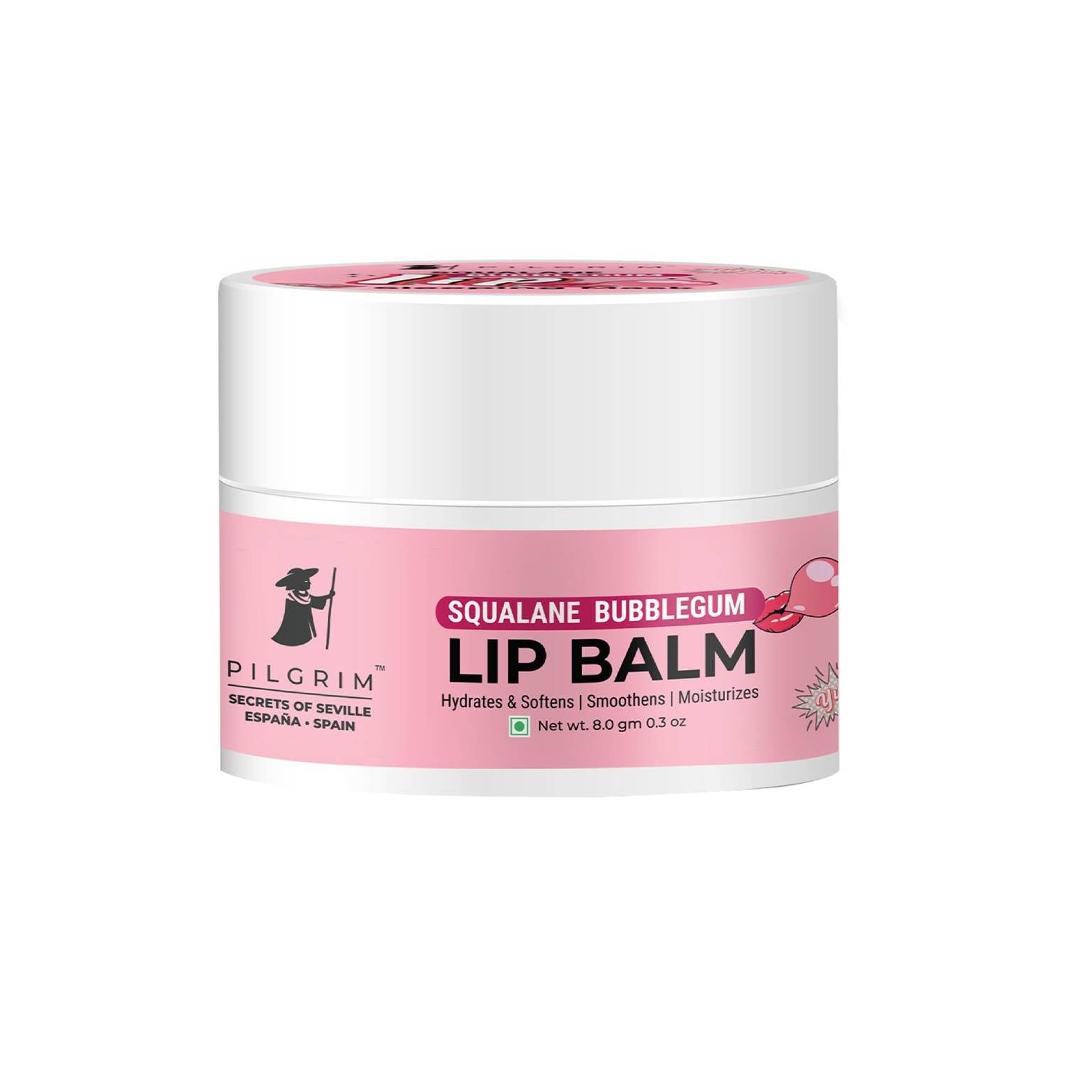 Pilgrim Squalane Bubblegum Lip Balm (8g)
