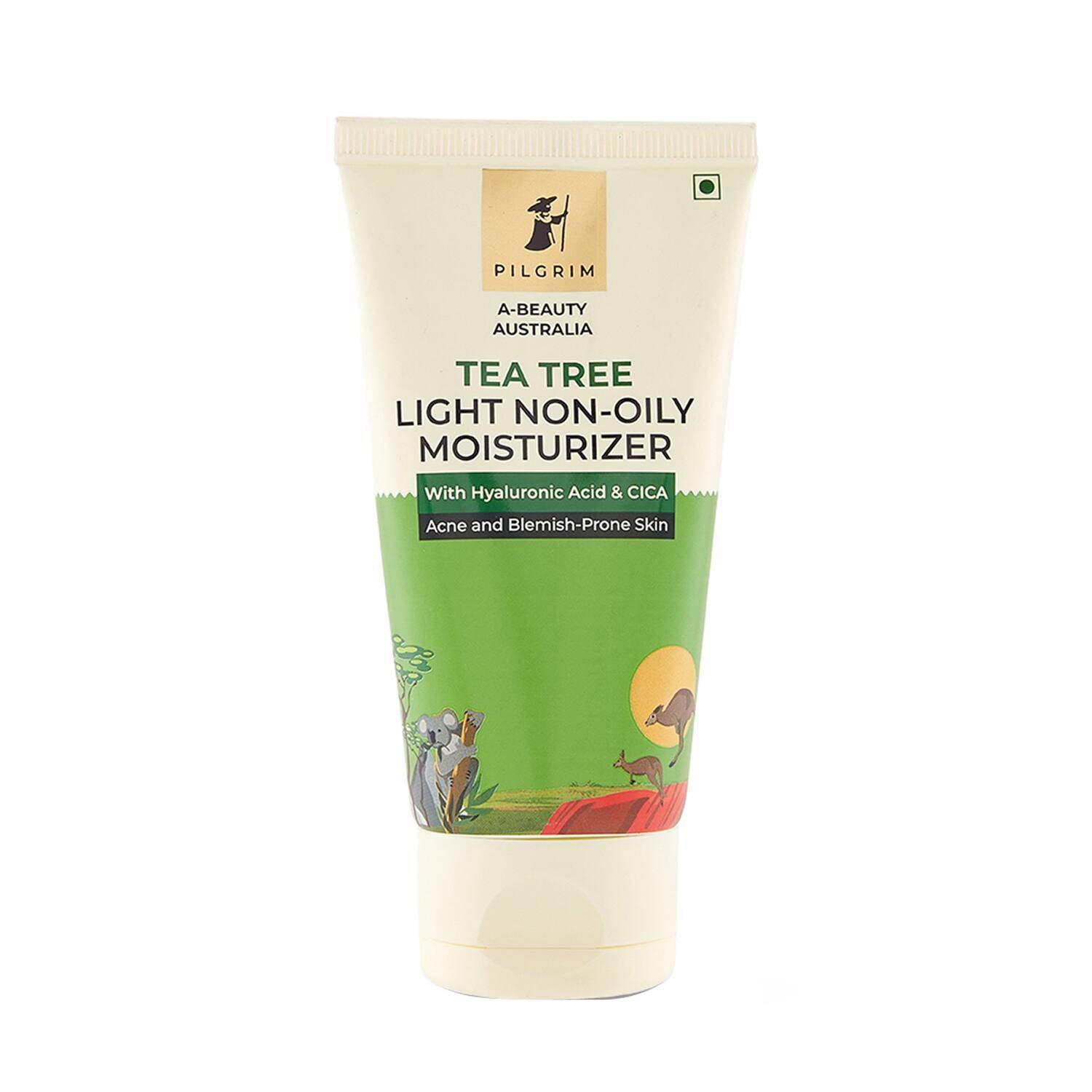 Pilgrim Tea Tree Light Non Oily Moisturizer (80g)