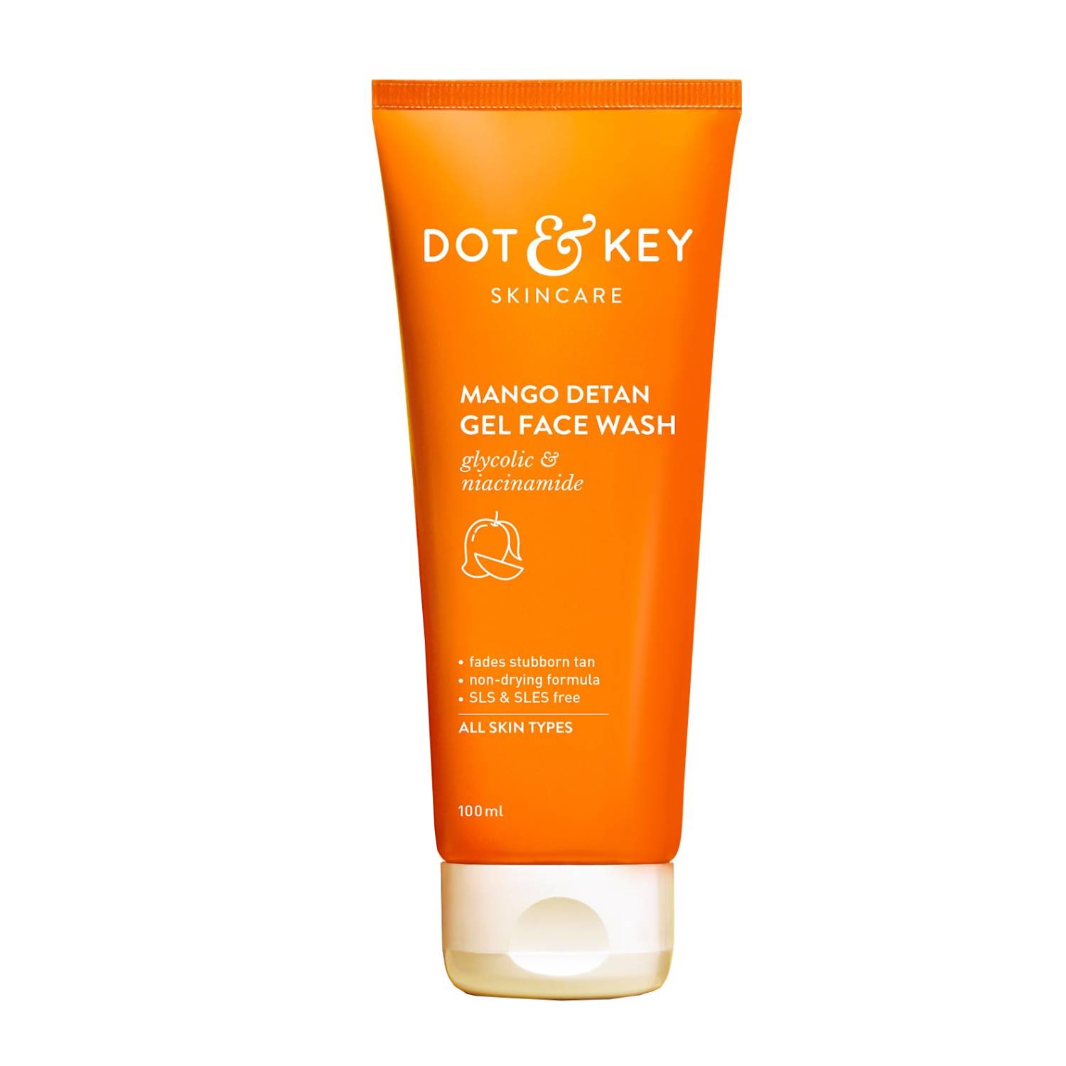 Dot & Key Mango Detan Gel Face Wash 100Ml