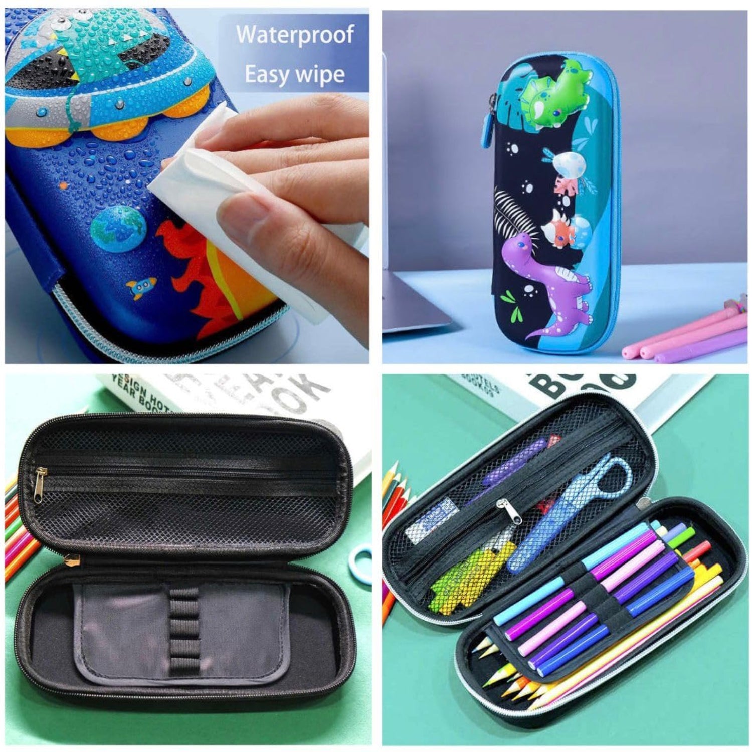 3D Hardtop Pencil Case: Multipurpose Organizer for Students